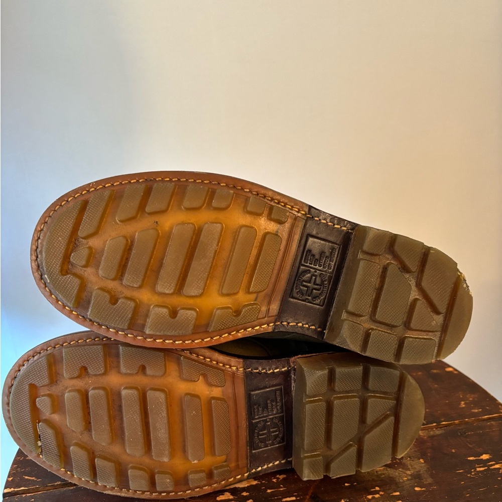 Vintage Dr. Marten’s Oil Clothe and Leather Ferdinand Boot. Wos 8 Men’s 7. Mint! - Picture 7 of 10